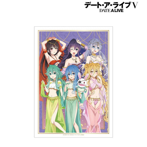 『デート・ア・ライブV』描き下ろし 集合 踊り子ver. A3マット加工ポスター【202604再販】