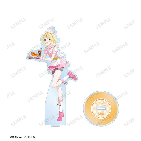 『桜ミク』描き下ろし 鏡音リン アメリカンダイナーver. Art by ふーみ BIGアクリルスタンド