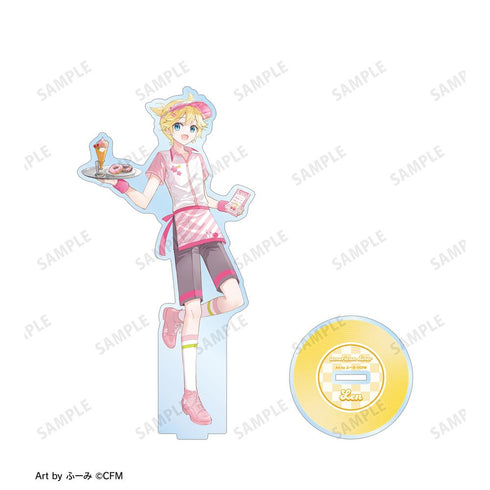 『桜ミク』描き下ろし 鏡音レン アメリカンダイナーver. Art by ふーみ BIGアクリルスタンド