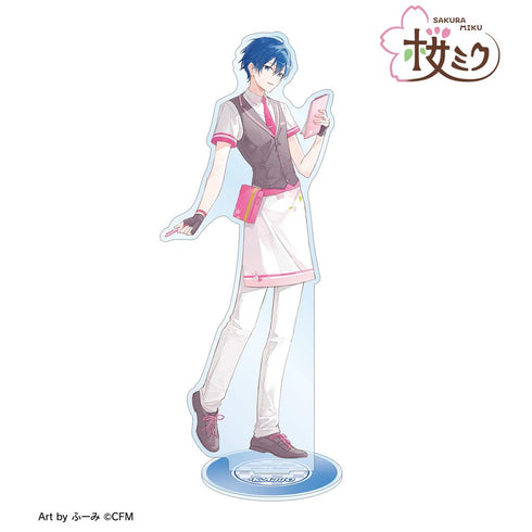 『桜ミク』描き下ろし KAITO アメリカンダイナーver. Art by ふーみ BIGアクリルスタンド