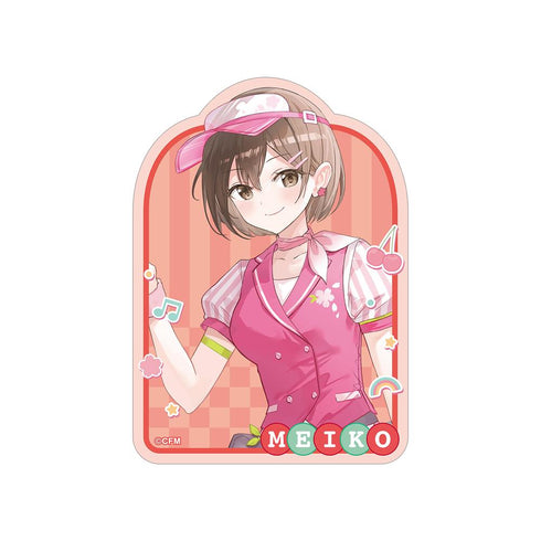 『桜ミク』描き下ろし MEIKO アメリカンダイナーver. Art by ふーみ ダイカットステッカー