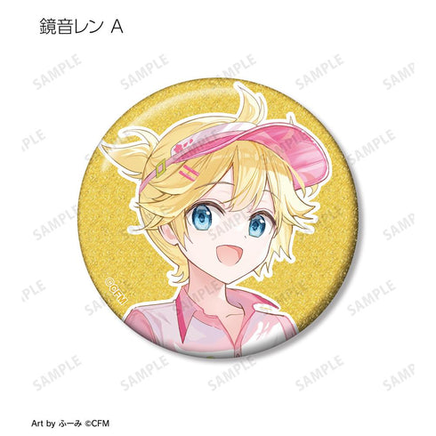『桜ミク』描き下ろし アメリカンダイナーver. Art by ふーみ トレーディンググリッター缶バッジ(単位/BOX)
