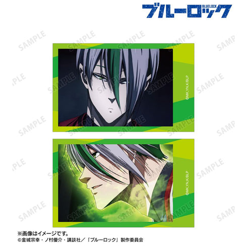 『ブルーロック』乙夜 影汰 場面写インスタントカメラ風イラストカード2枚セット