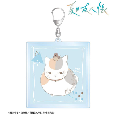 『夏目友人帳』ニャンコ先生 lette-graph 第2弾 BIGアクリルキーホルダー 空色