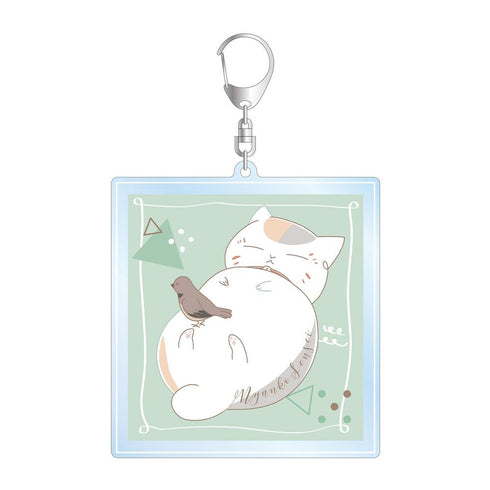 『夏目友人帳』ニャンコ先生 lette-graph 第2弾 BIGアクリルキーホルダー 柳染色