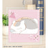 "Natsume's Book of Friends" Nyanko-sensei lette-graph Series 2 BIG Acrylic Keychain - Pinks