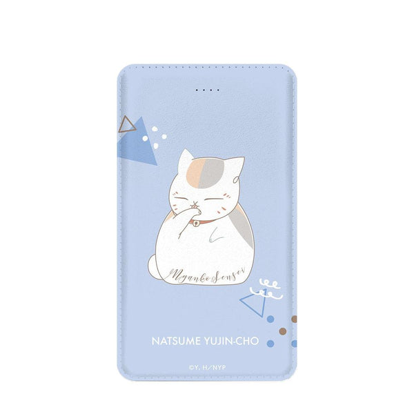 "Natsume's Book of Friends" Nyanko-sensei lette-graph Series 2 Portable Charger, Blue-Green