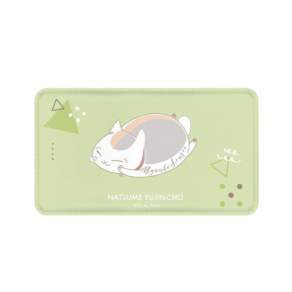"Natsume's Book of Friends" Nyanko-sensei lette-graph Series 2 Mobile Battery - Wasabi Green
