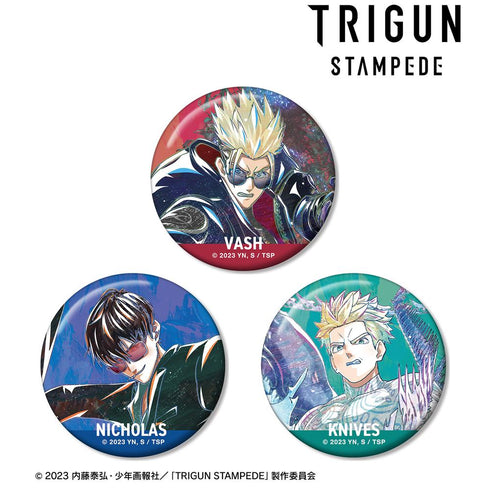 『TRIGUN STAMPEDE』Ani-Art 第2弾 缶バッジ3個セット
