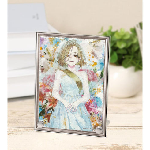 MILGRAM" Mahir grunge CANVAS A6 acrylic panel