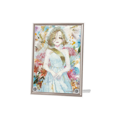 MILGRAM" Mahir grunge CANVAS A6 acrylic panel