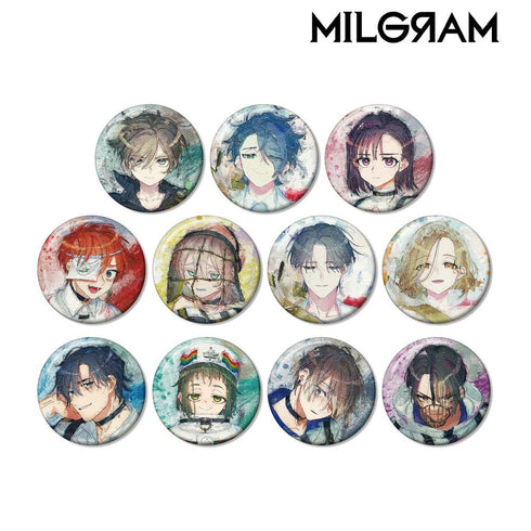 『MILGRAM -ミルグラム-』トレーディング grunge CANVAS 缶バッジ(単位/BOX)【202608再販】