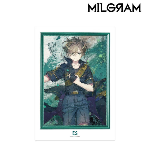 《MILGRAM -米爾格拉姆-》Es grunge 帆布 A3 霧面處理海報【202605 再版】