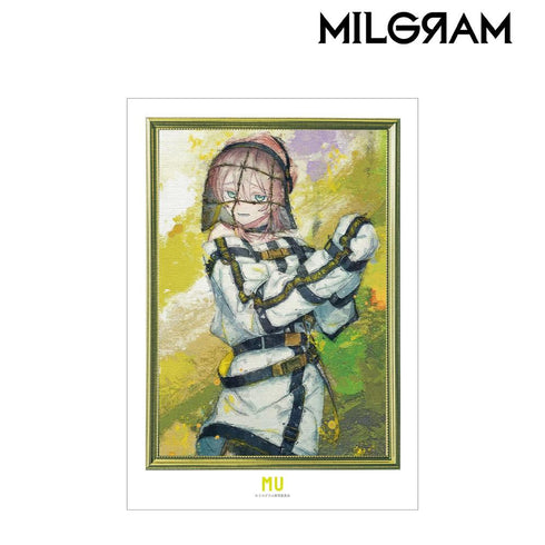 《MILGRAM -米尔格拉姆-》穆 grunge 帆布 A3 哑光处理海报【202605 再版】