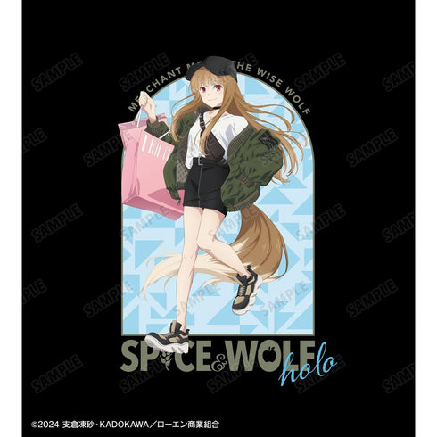 『狼と香辛料 MERCHANT MEETS THE WISE WOLF』描き下ろし ホロ カジュアルファッションでお買い物ver. Tシャツレディース【202603再販】