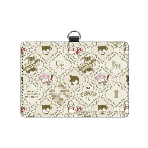 『名探偵コナン』江戸川コナン&毛利蘭イメージモチーフ ネックストラップ付き2ポケットパスケース
