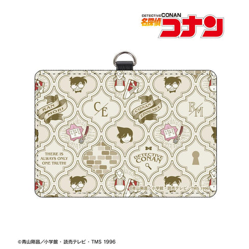 『名探偵コナン』江戸川コナン&毛利蘭イメージモチーフ ネックストラップ付き2ポケットパスケース
