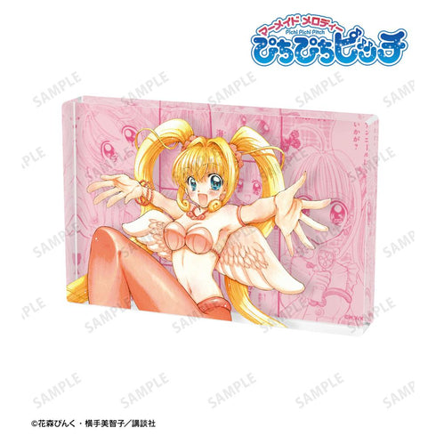 『ぴちぴちピッチ』花森ぴんく先生 描き下ろし るちあ 羽を纏ったマーメイドver. アクリルブロック