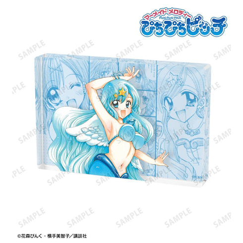 『ぴちぴちピッチ』花森ぴんく先生 描き下ろし 波音 羽を纏ったマーメイドver. アクリルブロック