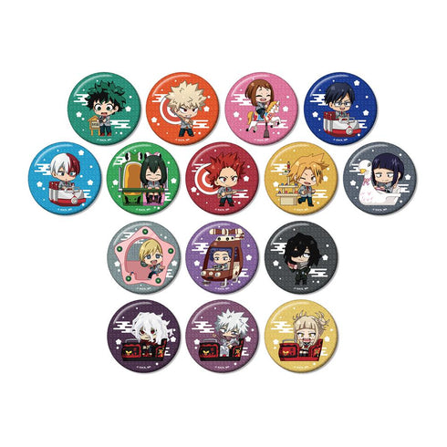 『僕のヒーローアカデミア』トレーディング ちびキャラ アトラクションver. グリッター缶バッジ(単位/BOX)
