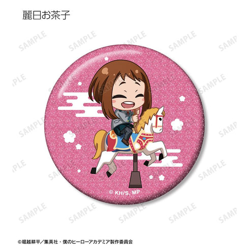 『僕のヒーローアカデミア』トレーディング ちびキャラ アトラクションver. グリッター缶バッジ(単位/BOX)