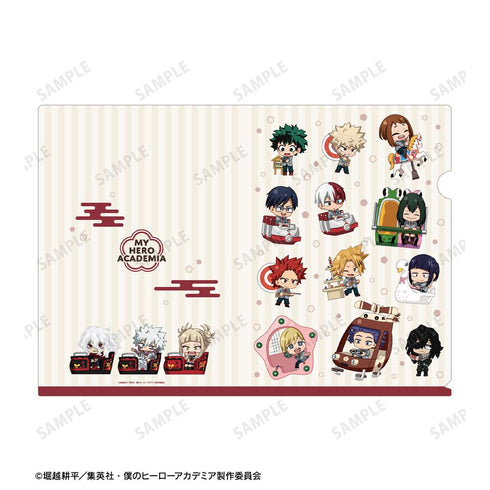 『僕のヒーローアカデミア』集合 ちびキャラ アトラクションver. クリアファイル