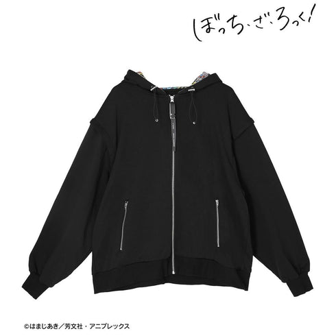 『ぼっち・ざ・ろっく!』shica-ke 結束バンド デカールプリントフードパーカーユニセックス