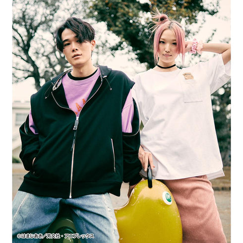 『ぼっち・ざ・ろっく!』shica-ke 結束バンド デカールプリントフードパーカーユニセックス