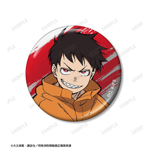 『炎炎ノ消防隊 参ノ章』メタリック缶バッジ3個セット ver.A