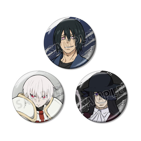 『炎炎ノ消防隊 参ノ章』メタリック缶バッジ3個セット ver.B