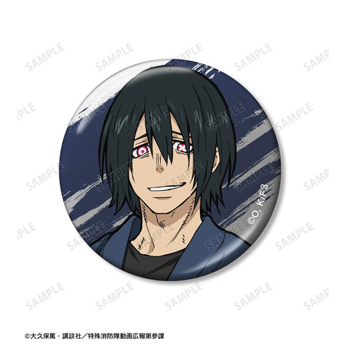 『炎炎ノ消防隊 参ノ章』メタリック缶バッジ3個セット ver.B