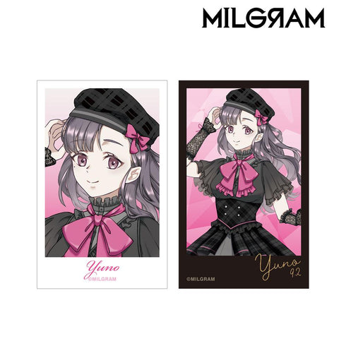 『MILGRAM -ミルグラム-』描き下ろし ユノ バースデーver. 第2弾 インスタントカメラ風イラストカード2枚セット
