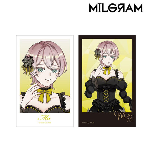 『MILGRAM -ミルグラム-』描き下ろし ムウ バースデーver. 第2弾 インスタントカメラ風イラストカード2枚セット
