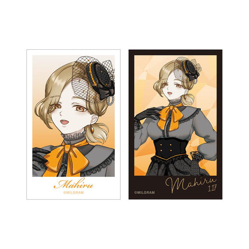 『MILGRAM -ミルグラム-』描き下ろし マヒル バースデーver. 第2弾 インスタントカメラ風イラストカード2枚セット