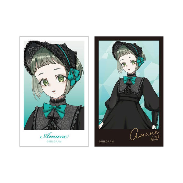 『MILGRAM -ミルグラム-』描き下ろし アマネ バースデーver. 第2弾 インスタントカメラ風イラストカード2枚セット