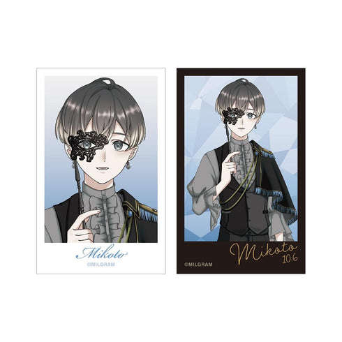 『MILGRAM -ミルグラム-』描き下ろし ミコト バースデーver. 第2弾 インスタントカメラ風イラストカード2枚セット
