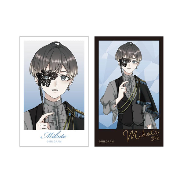 『MILGRAM -ミルグラム-』描き下ろし ミコト バースデーver. 第2弾 インスタントカメラ風イラストカード2枚セット