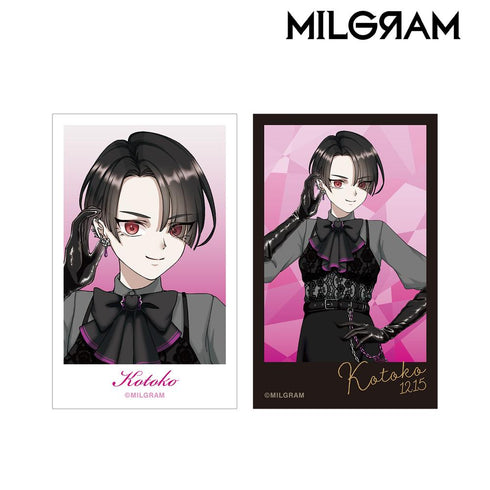 『MILGRAM -ミルグラム-』描き下ろし コトコ バースデーver. 第2弾 インスタントカメラ風イラストカード2枚セット