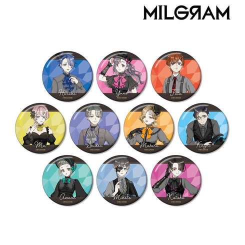『MILGRAM -ミルグラム-』描き下ろし バースデーver. 第2弾 トレーディング缶バッジ(単位/BOX)【202608再販】