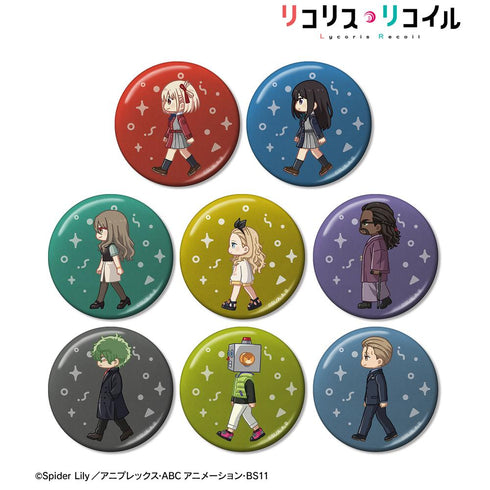 『リコリス・リコイル』トレーディング ちびとこ メタリック缶バッジ(単位/BOX)【202511再販】