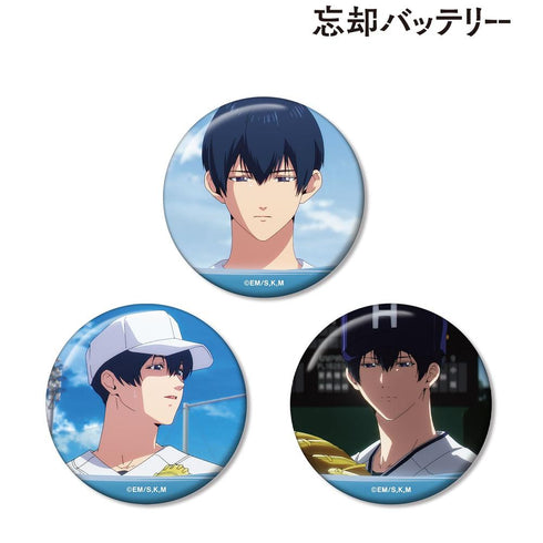 『忘却バッテリー』清峰葉流火 場面写缶バッジ3個セット【202604再販】
