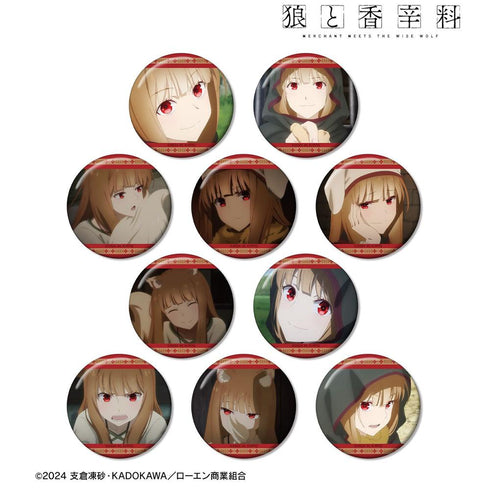 『狼と香辛料 MERCHANT MEETS THE WISE WOLF』トレーディング ホロ 場面写缶バッジ vol.2(単位/BOX)【202603再販】