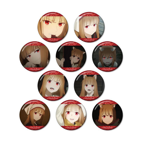 『狼と香辛料 MERCHANT MEETS THE WISE WOLF』トレーディング ホロ 場面写グリッター缶バッジ(単位/BOX)