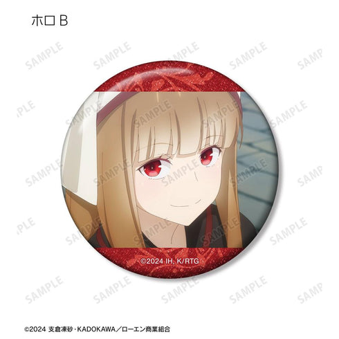 『狼と香辛料 MERCHANT MEETS THE WISE WOLF』トレーディング ホロ 場面写グリッター缶バッジ(単位/BOX)【202603再販】