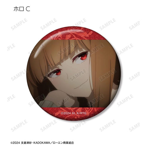 『狼と香辛料 MERCHANT MEETS THE WISE WOLF』トレーディング ホロ 場面写グリッター缶バッジ(単位/BOX)【202603再販】