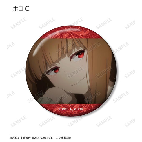 『狼と香辛料 MERCHANT MEETS THE WISE WOLF』トレーディング ホロ 場面写グリッター缶バッジ(単位/BOX)