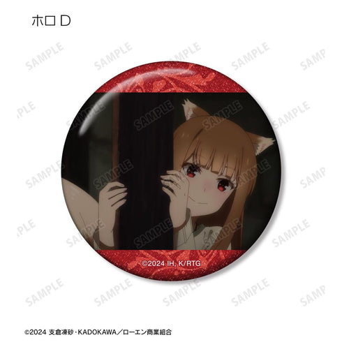 『狼と香辛料 MERCHANT MEETS THE WISE WOLF』トレーディング ホロ 場面写グリッター缶バッジ(単位/BOX)【202607再販】