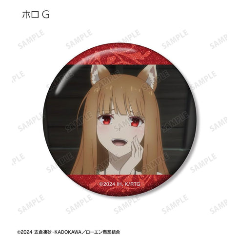 『狼と香辛料 MERCHANT MEETS THE WISE WOLF』トレーディング ホロ 場面写グリッター缶バッジ(単位/BOX)【202603再販】