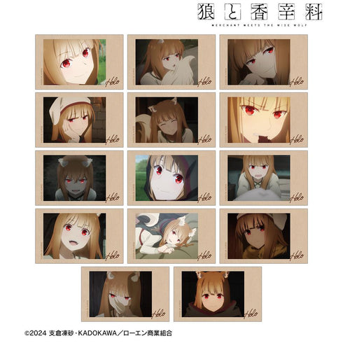 『狼と香辛料 MERCHANT MEETS THE WISE WOLF』トレーディング ホロ 場面写インスタントカメラ風イラストカード(単位/BOX)