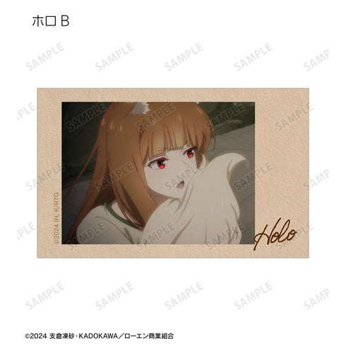 『狼と香辛料 MERCHANT MEETS THE WISE WOLF』トレーディング ホロ 場面写インスタントカメラ風イラストカード(単位/BOX)